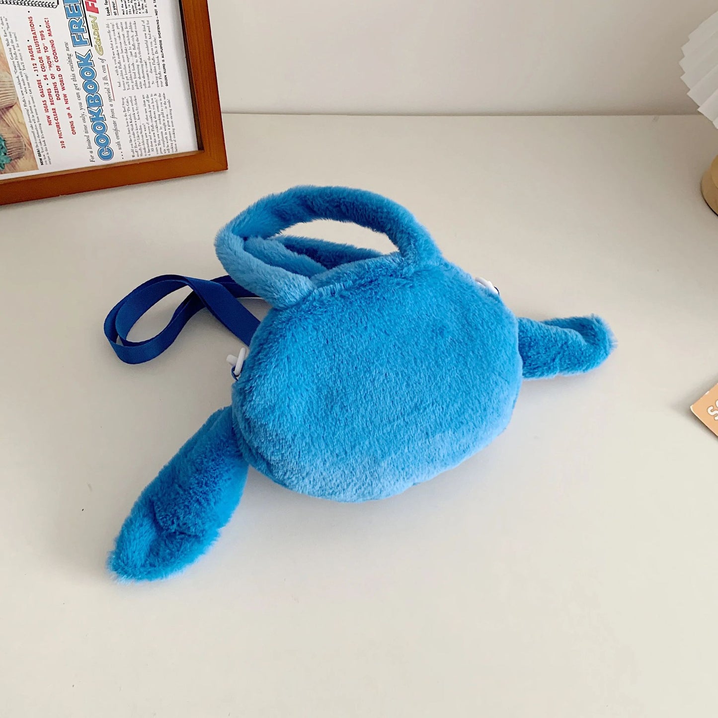 Disney Lilo & Stitch Plush Toys Kawaii Plush Messenger Bag Girl Handbag Anime Stuffed Toys Children Cartoon Plushie Soft Bag