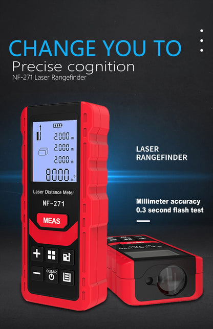 Noyafa NF-271 Medidor de Distância a Laser 40M 80M Telêmetro Trena Medidor de Alcance Dispositivo Régua Digital Ferramenta de Teste