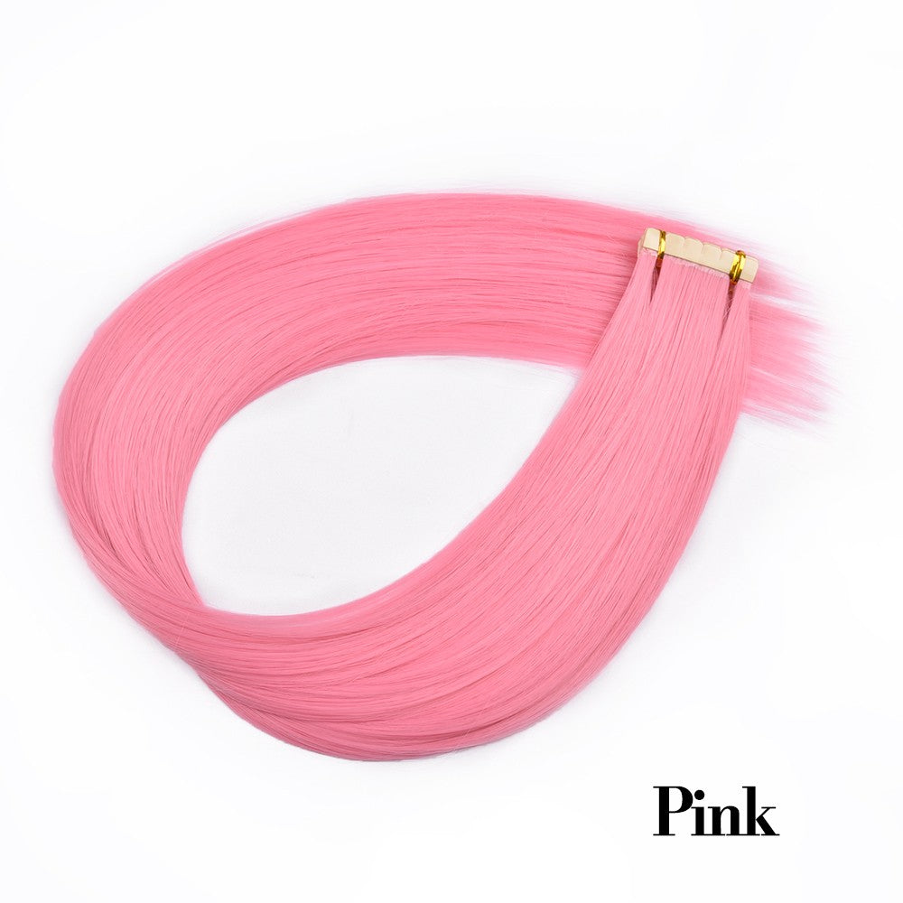 Straight Tape in Hair Extensions Natural Hair Extensions Mini Tape ins Invisible Seamless Blonde Silky Natural Tape ins For Wome