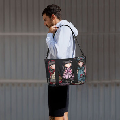 Custom Santoro Gorjuss Beach Travel Bag Large Capacity Tote Bags for Gym Yoga Women Shopping Duffle Shoulder Bag