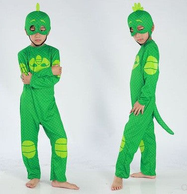 cosplay Blue Pajama Boys Girls Anime Hero Costume with Mask Cosplay Clothe Suit Child Halloween costume Birthday Party Kids Gift