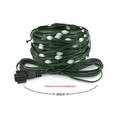 500/1000LEDs Fairy String Lights With Remote Control 50M 100M Christmas Garland Outdoor IP44 Waterproof For Tree Street Wedding