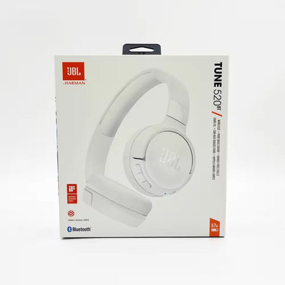 Fone de ouvido JBL Tune 520BT T520BT 100% Original sem fio Bluetooth 5.3 com conexão multiponto e suporte para Siri e Google Assistant