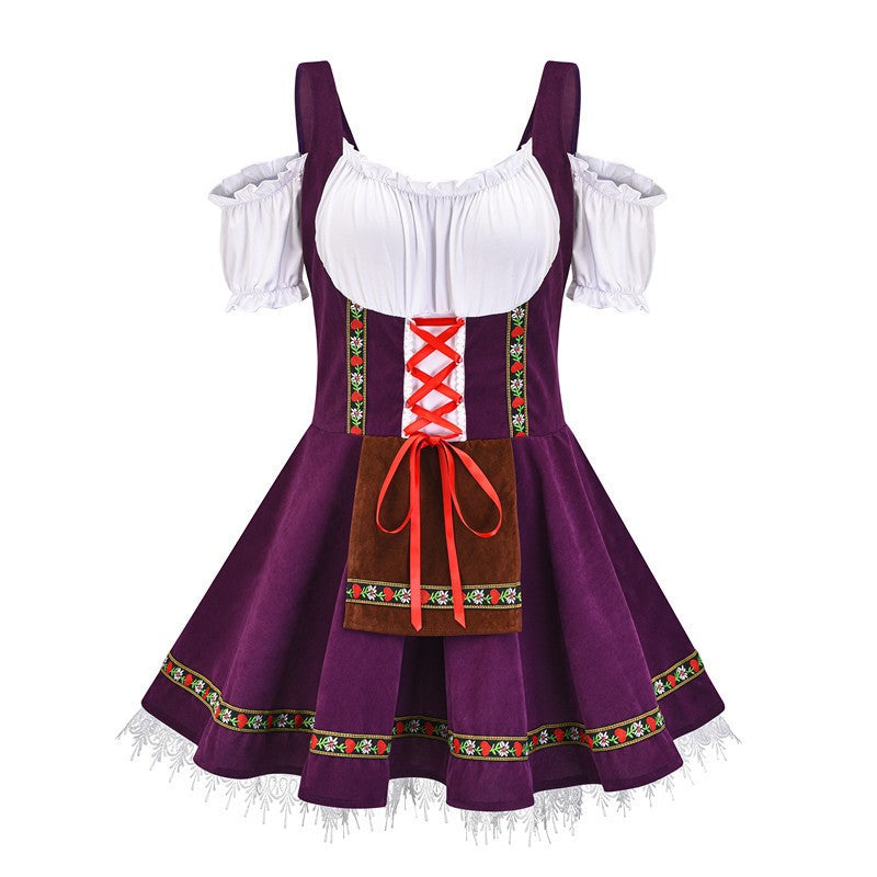 Halloween Party Costumes Makeup Dance Cosplay Clothing Stage Performance Costume Beer Girl Dresses