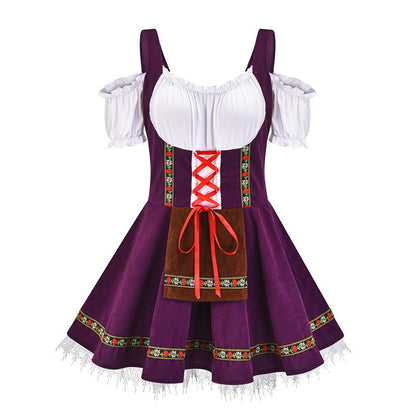 Halloween Party Costumes Makeup Dance Cosplay Clothing Stage Performance Costume Beer Girl Dresses