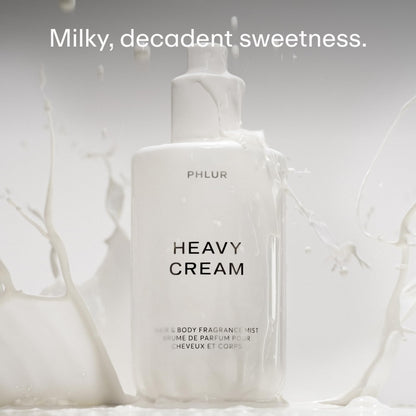 240ML PHLUR Heavy Cream PHLUR Vanilla Skin Perfume Corporal com Feromônio Colônia para Homem Presente de Aniversário Spray para Cabelo e Corpo Maquiagem