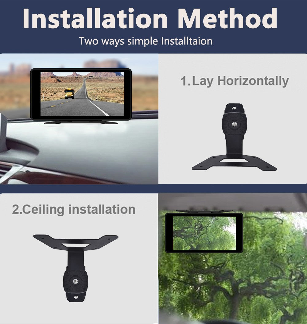 4 Channel 10.1 Inch Truck Bus Vehicle DVR MP5 With 4 PCS AHD 1080P Camera Surveillance Video Parking Recorder Monitor System Kit