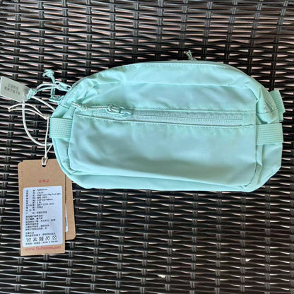 Fashionable Versatile Mini Shoulder Bag Portable Fitness Crossbody Waist Chest Bag for Men And Women Nylon Material