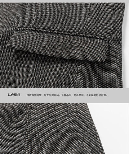 New autumn men business casual suits for middle-aged professionals Slim-fit single suit for men Father's style jacket and shirt