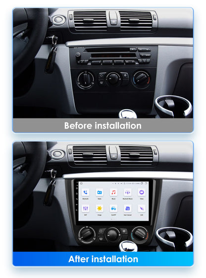 Carplay 4G Android 13 Car Radio for BMW 1 Series E81 E82 E87 E88 AT MT Auto Manual Multimedia Player Nav GPS 2Din Stereo DSP RDS