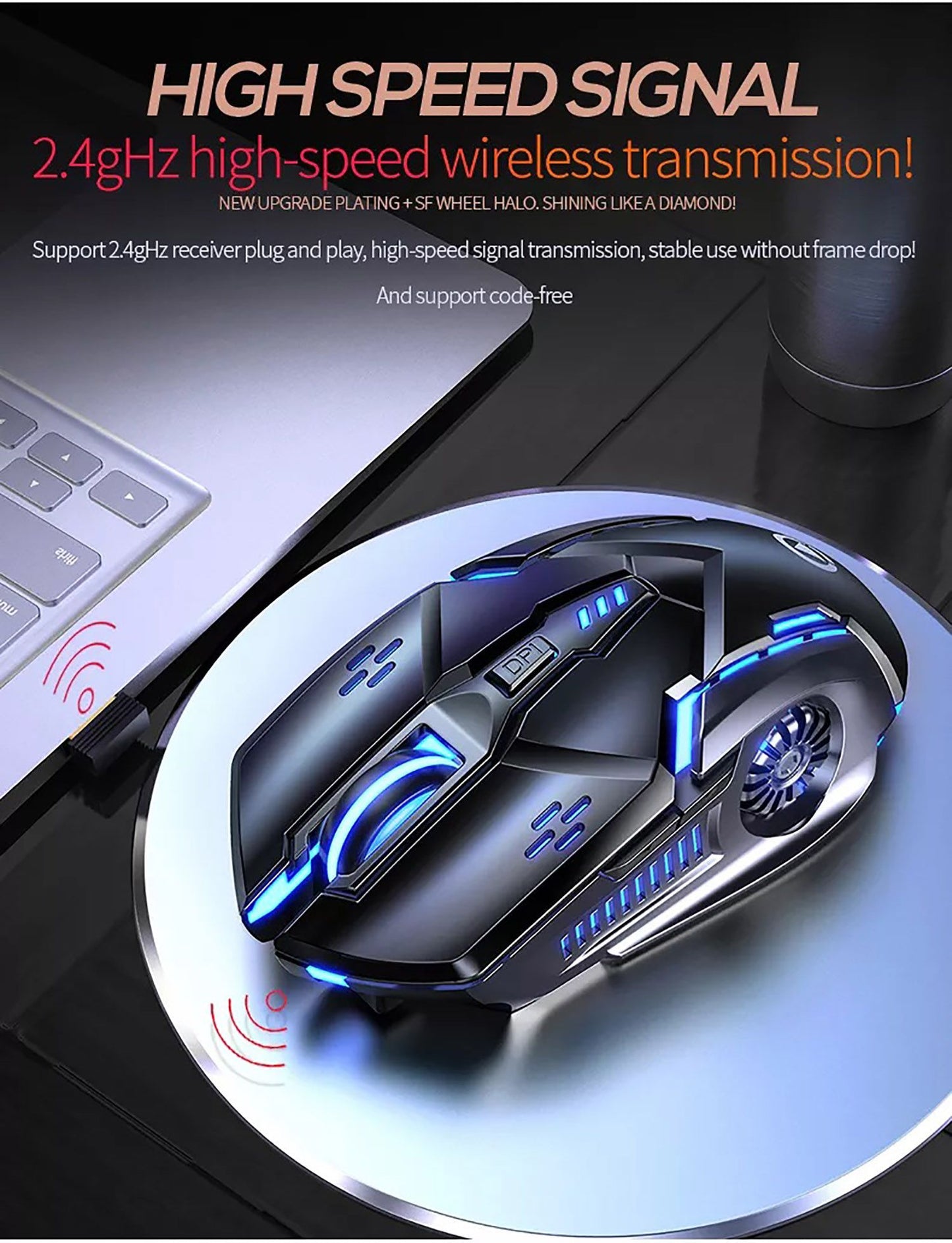 Mouse G5 Original Com Fio Luz de Fundo Alta Sensibilidade 6 Teclas Macro Programável Mouse Mecânico Gamer Para Jogos Computador Tablet PC