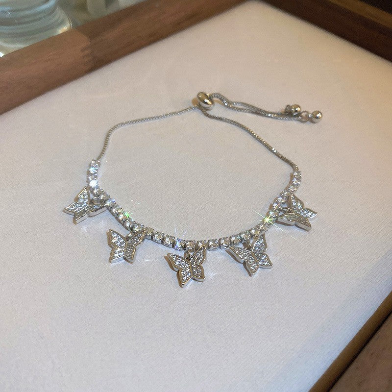 Pulseira de Tulipa de Opala Requintada com Zircônia para Mulheres Acessório Diário Personalizado da Moda Joias para Festas Presentes de Aniversário