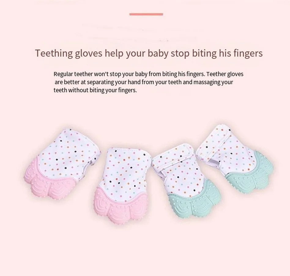 Baby Teethers Chewing Toy Teething Glove Silicone Tooth Aniti-bite Infant Hand Teether Pacifiers Breastfeeding For Newborn
