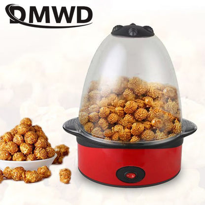 Automatic Oil-Popped Popcorn Making Machine Electric Popcorn Maker Stove Commercial Stirring Sugar Heating Corn Popper Roaster