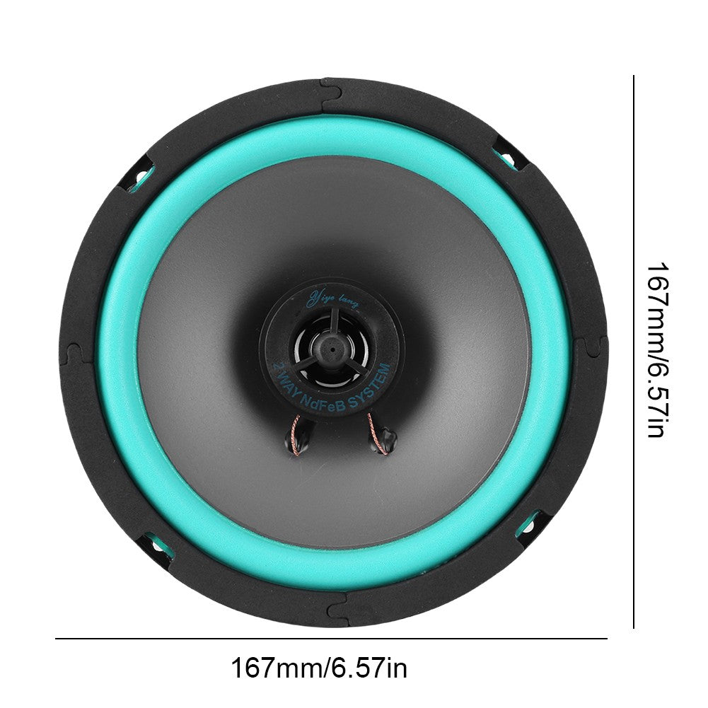 Alto-falante Automotivo Universal de 4/5/6 polegadas 100W/160W HiFi Coaxial Subwoofer Sensibilidade 92dB Áudio Automotivo Música Estéreo Subwoofer Automotivo Estéreo