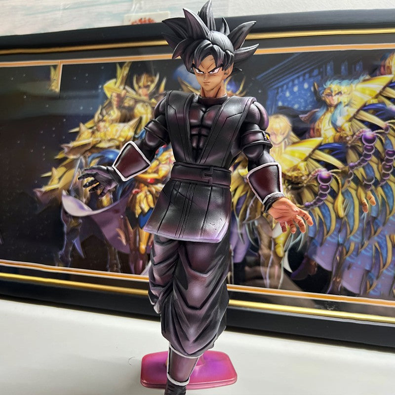 Dragon Ball Zamasu Figura Black Goku 29cm PVC Bonecos de Ação Estátua GK Modelo Colecionável Brinquedos para Crianças Presentes