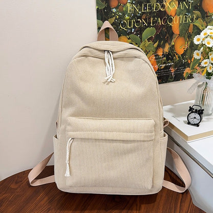Cortex Mochila Feminina Bolsa 2025 Outono e Inverno Novo Estilo Coreano Simples Tendência de Rua Grande Capacidade Casual Mochila Feminina
