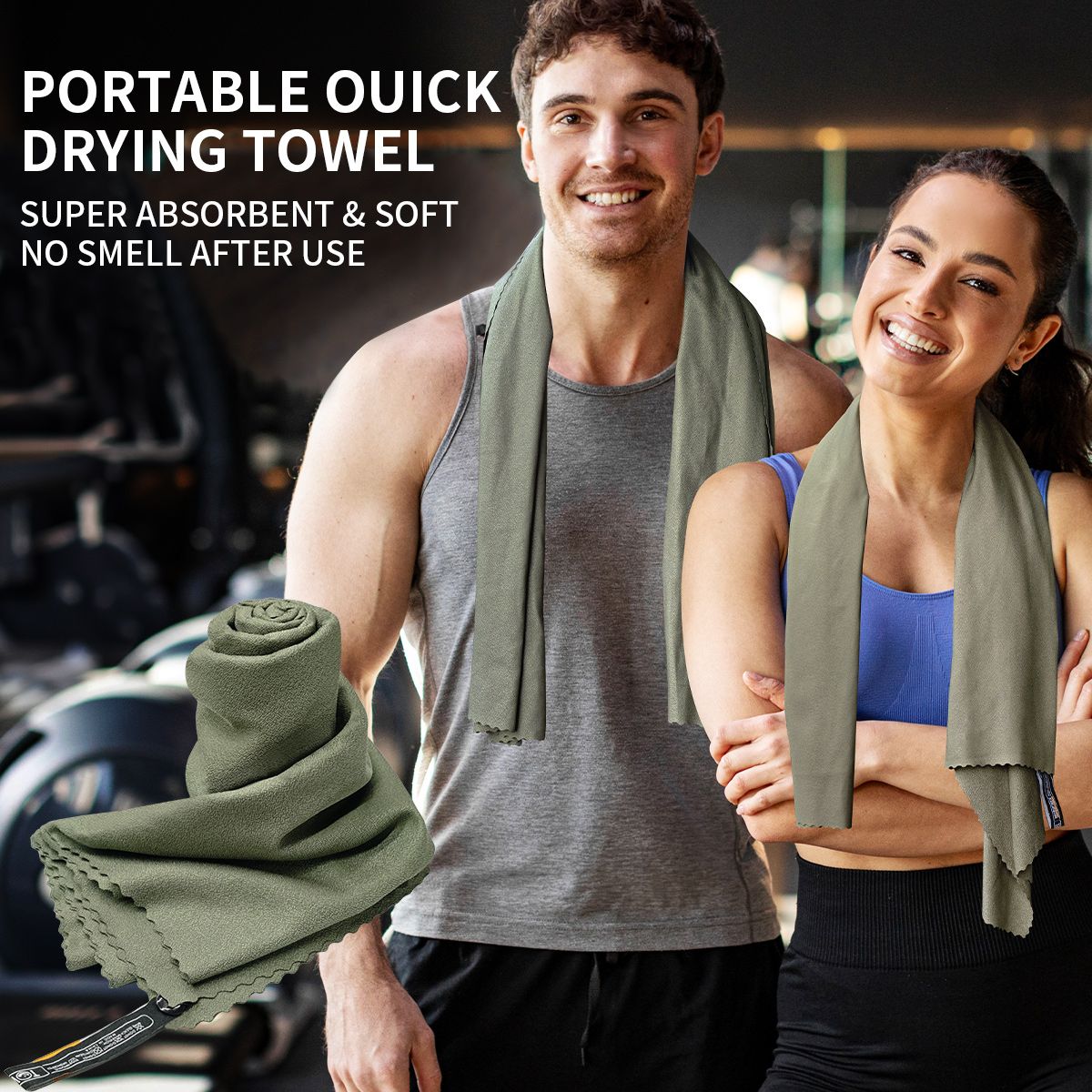 Quick Dry Towel-Super Absorbent Fast Drying Towel-Travel Towel Fast Drying Lightweight-Microfiber Rapid Dry Towel for Swimming