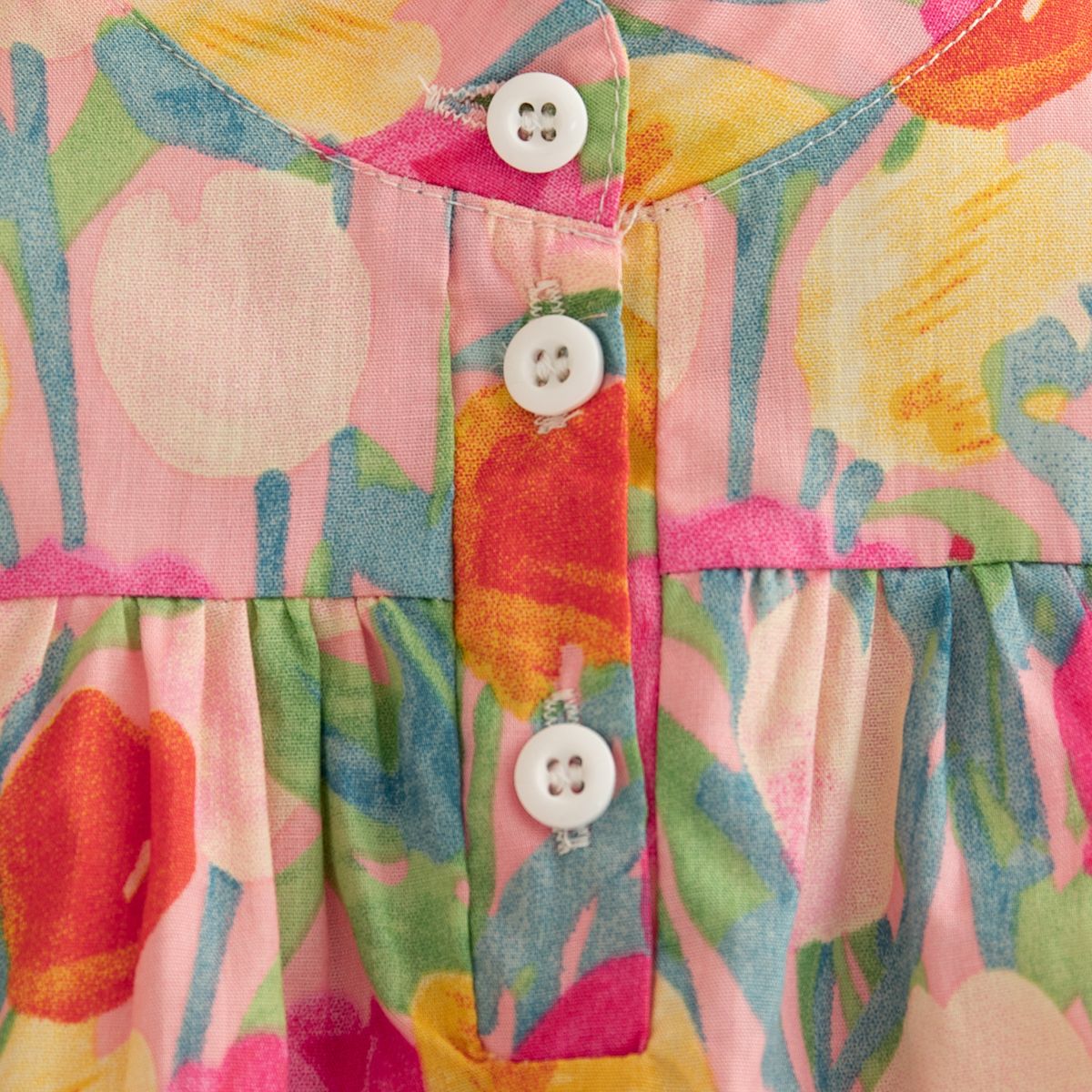 Baby Girl Dress, Summer New Sweet Flower Ruffled Sleeve Children'S Sleeveless Clothes Suitable For 0-3 Years Old