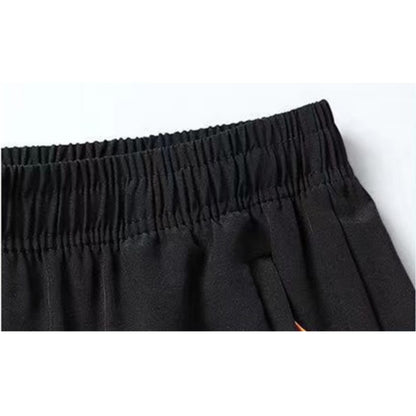 Men's Summer Ultra-thin Ice Silk Beach Casual Shorts Jogging Sport Quick Dry Male Zipper Loose Gym Sports Short Pants Sweatpant