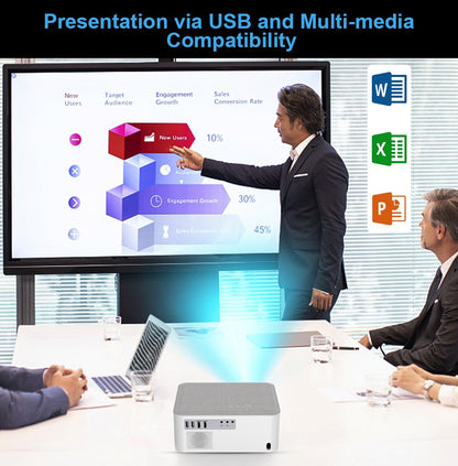ThundeaL Projetor Portátil Mini TD92 Pro FHD 1080P Full HD Beam 4K Vídeo WiFi Projetor Android TD92Pro Cinema Doméstico 3D