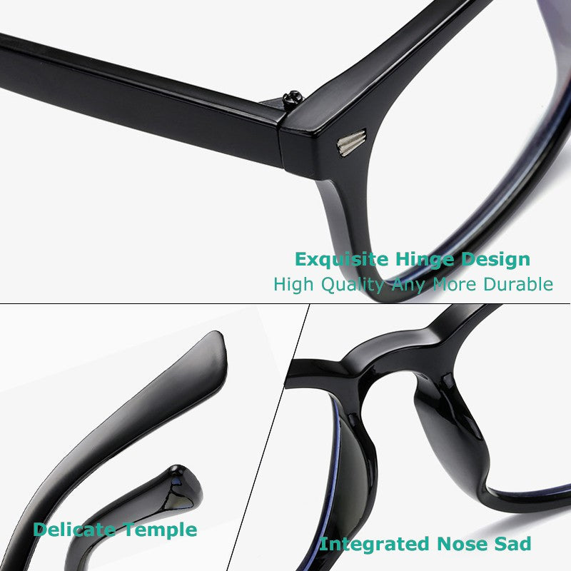 Óculos De Leitura Multifocal Quadrado CRIXALIS Óculos Masculino Fashion Com Dioptrias Antirreflexo Computador Feminino UV400