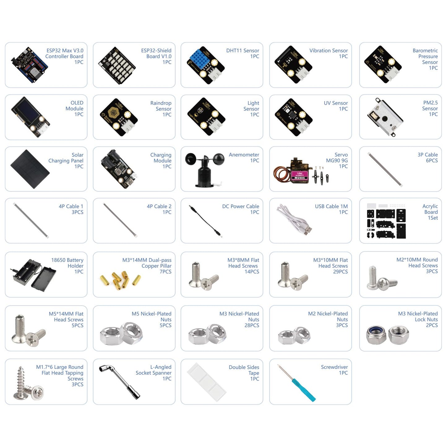 KUONGSHUN Age 8+ Educational kit Smart Solar Tracker System Tracking Starter Kit For Arduino STEM