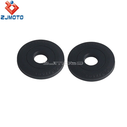 Para Harley Mount Seat Borracha Junta Fixação Motocicleta Para-lama Traseiro Assento Anel Espaçadores 10mm CVO Softail Touring Dyna Sportster XL
