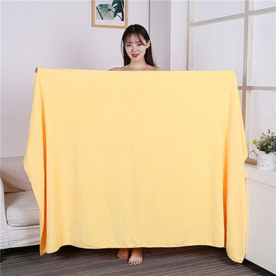 Extra large microfiber bath towel, super absorbent, quick-drying soft Hotel beauty salon sauna sports towel