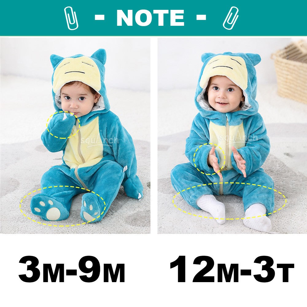 Boys Girls Costume Cute Animal Onesie Halloween Cosplay Outfit Festival Party Jumpsuit Kigurumis Winter Warm Clothes
