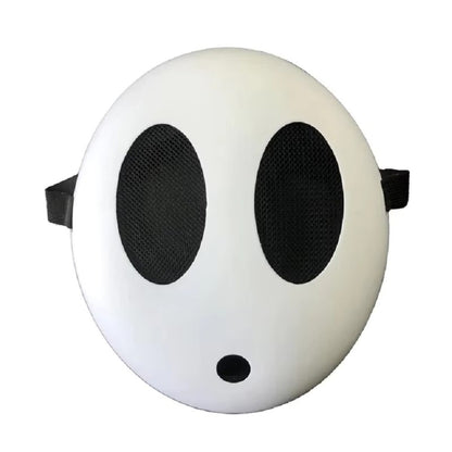 Game Bros Shy Guy Mask Cosplay Funny Unisex Adlut Plastick Masks Halloween Carnival Party Costume Props Masquerade Cartoon Chara