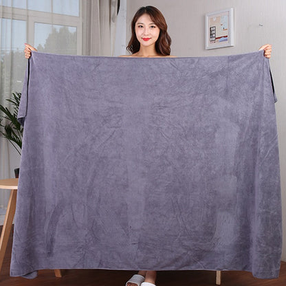 Extra large microfiber bath towel, super absorbent, quick-drying soft Hotel beauty salon sauna sports towel