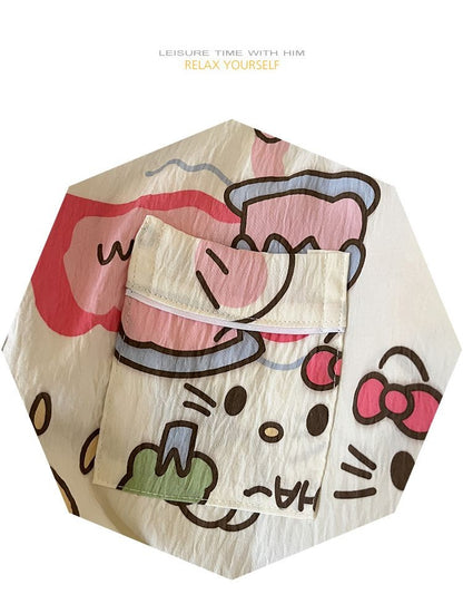 Plus Size Womens Home Wear Big Size Cute Kitty Pajamas Design Sleepwear Set Comfy and Loose Fit Korean Reviews Many Pajamas Y2K