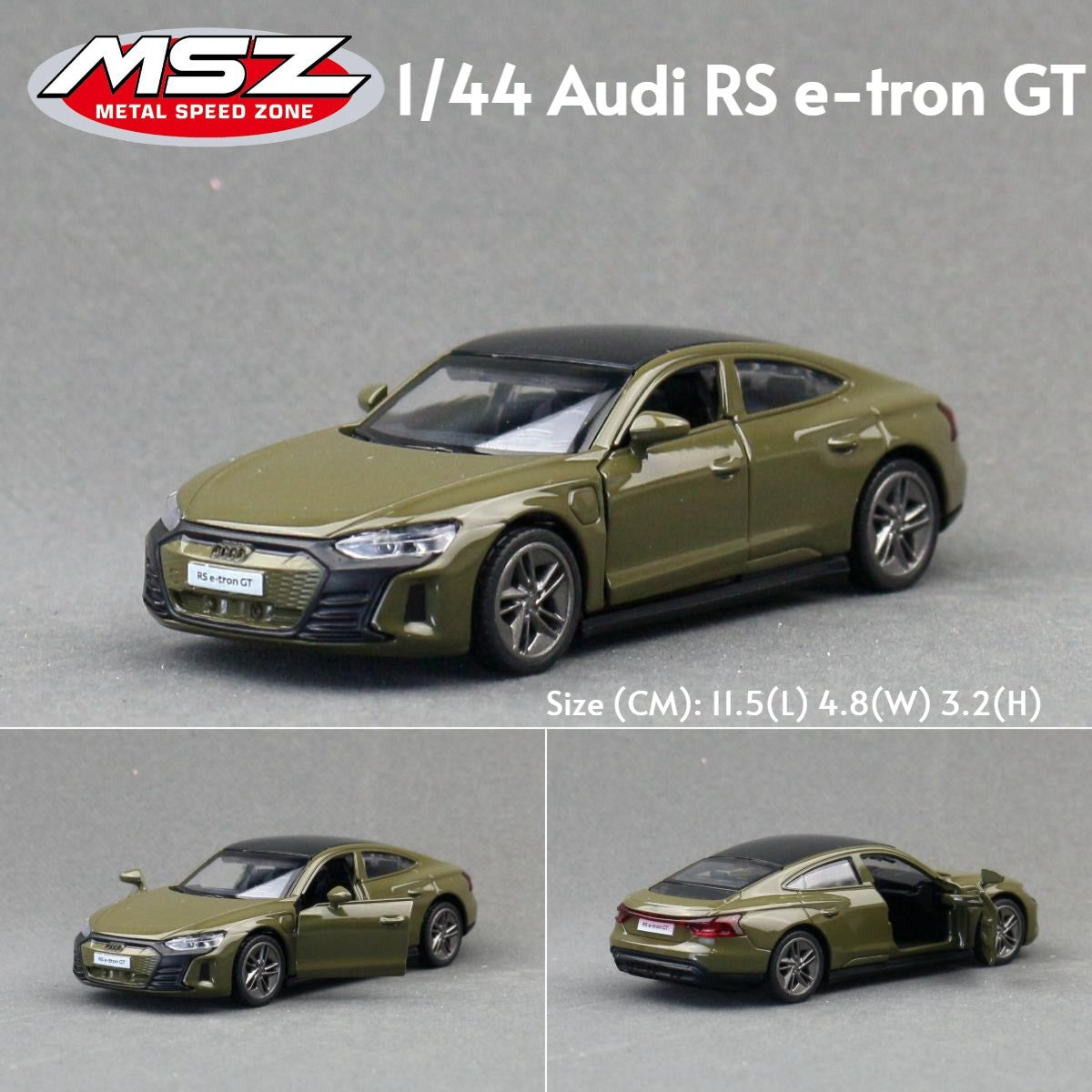 MSZ 1/43 Audi RS7 R8 RS5 Q7 Volkswagen T1 Bus Beetle Toy Car Model Diecast Metal Miniature Pull Back Collection Gift Children