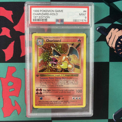 DIY 1999 PTCG JOGO Versão em Inglês 1ª EDIÇÃO CHARIZARD BLASTOISE Card de Coleção Card de Classificação 10Pontos Card de Anime Jogo de Cartas Presente Brinquedo