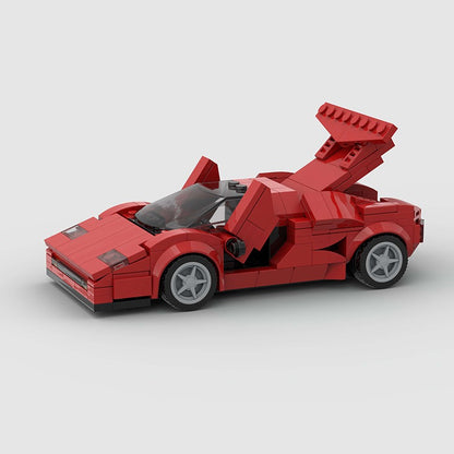 MOC Carro Esportivo de Corrida Veículo Cidade Speed Racer Modelo Técnico Blocos de Construção Tijolos Supercarro F1 Brinquedos Infantis Presentes para Meninos NSX