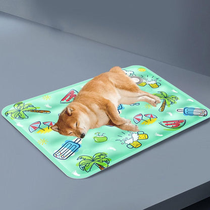 Almofada de Gelo para Animais de Estimação de Verão Gato Cão Resfriamento Gel de Gelo Macio Almofada para Animais de Estimação Almofada Fresca para Gato Ninho de Gelo para Animais de Estimação Almofada de Gelo Fresca