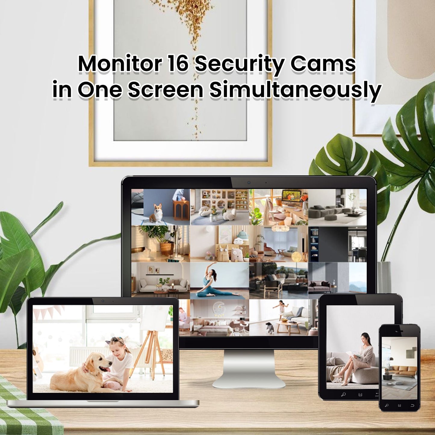 1080P Hd Wifi Ip Camera Indoor Night Vision Ai Detection Surveillance Cube Cameras for Pet Baby Monitor with Alexa & Google Home