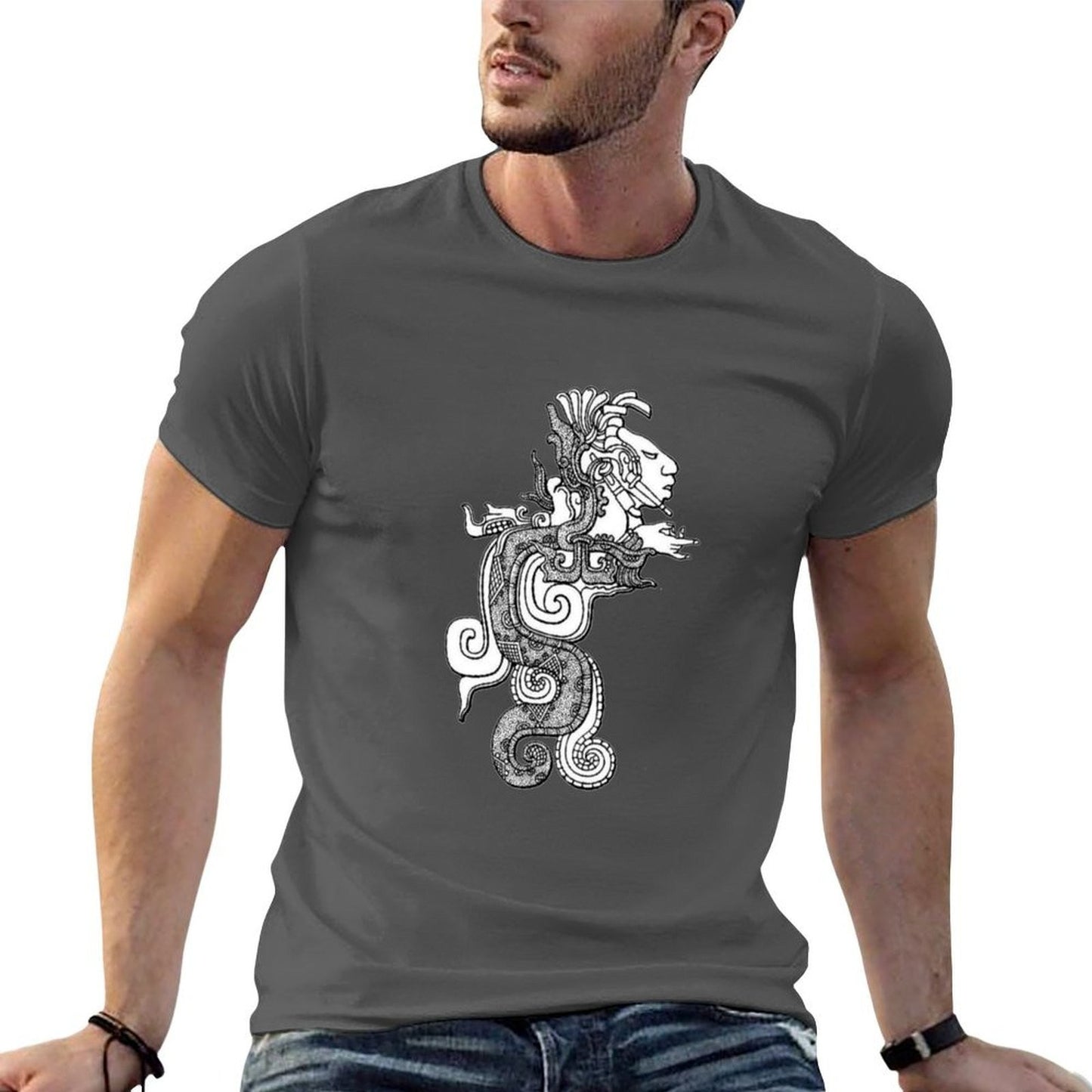 Kukulkan T-Shirt t shirts for man cotton funny t shirt man plain T-Shirt