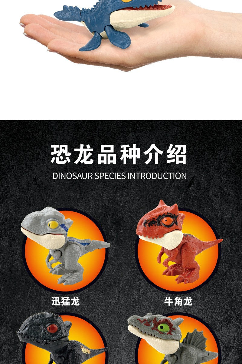 Caixa Surpresa Engraçada de Dinossauro Que Morde o Dedo, Brinquedo Infantil, Modelo de Animal de Desenho Animado, Presente para Meninos, Dinossauro de Simulação por Atacado