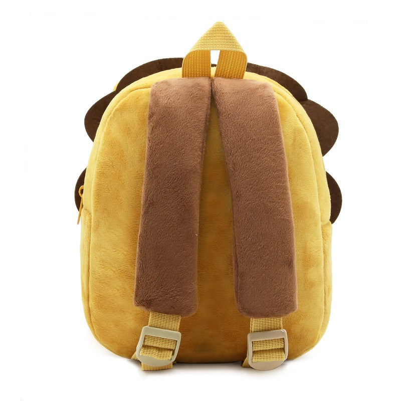 Boys Girls School Backpack Cute Animal Lion Kids Plush Backpack Kindergarten kids Bag