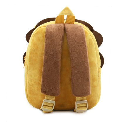 Boys Girls School Backpack Cute Animal Lion Kids Plush Backpack Kindergarten kids Bag