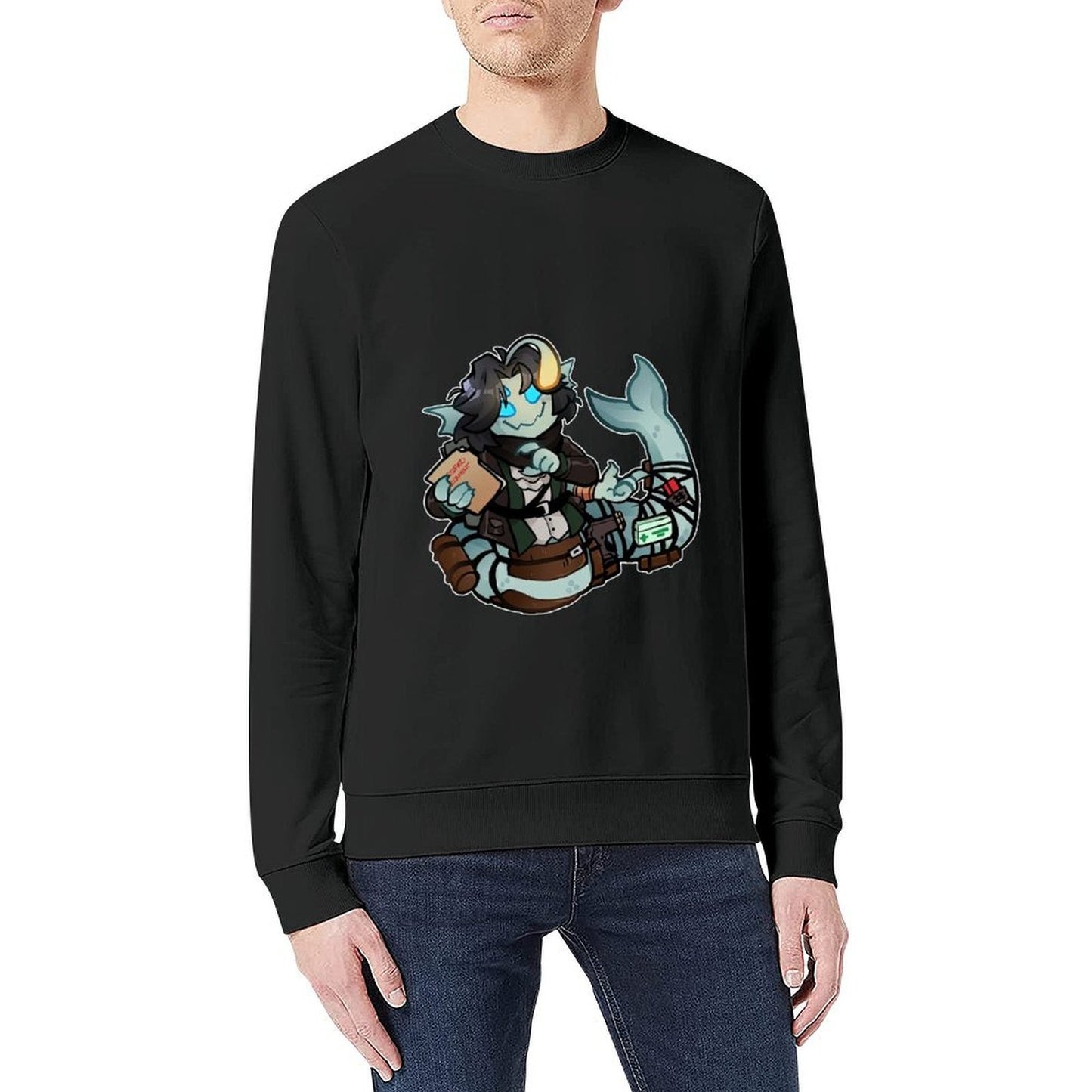 Cute Sebastian Solace Pullover autumn jacket men blouse korean clothes men's sweat-shirt set hoody