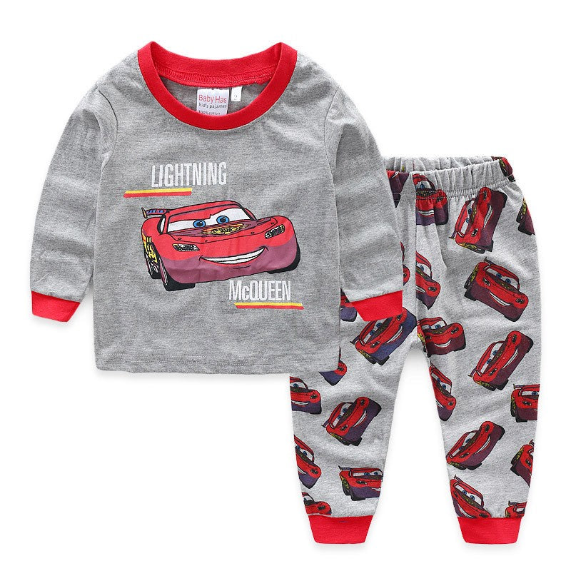 Pijama Infantil Disney Pixar Carros, Pijama de Algodão, Anime Desenho Animado, Fantasia Cosplay para Crianças, Moletom com Calça para Meninos e Meninas, Presente de Natal para Crianças