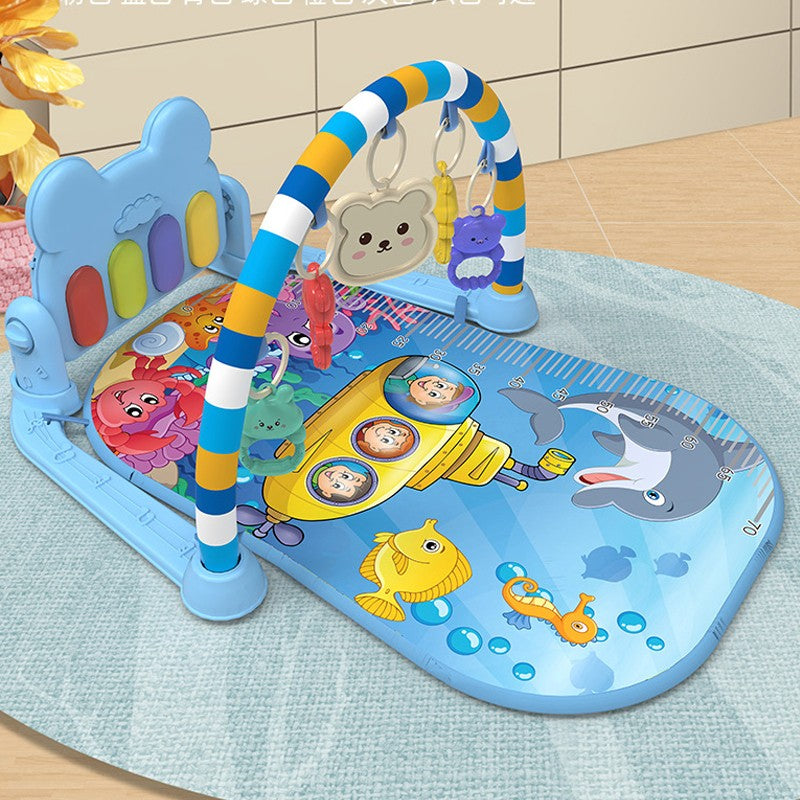 Ginásio de Atividades Musical para Bebês, Tapete de Piano para Engatinhar, Brinquedos, Cobertor de Atividades para Recém-Nascidos, Almofada de Jogo com Pedais, Educação Infantil, Presentes de 0 a 36 Meses