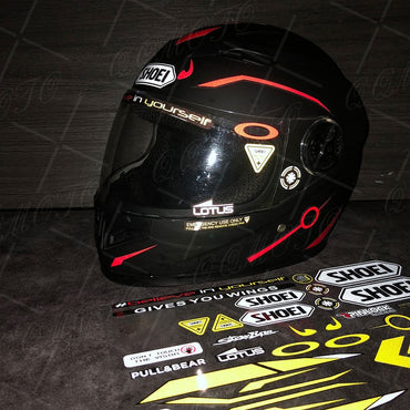 Refelctive Helmet Sticker Visor Windshield Glass Lens WatertightDecals Racing Motorcycle Accessories Car Bike For SHOEIs HJC KYT