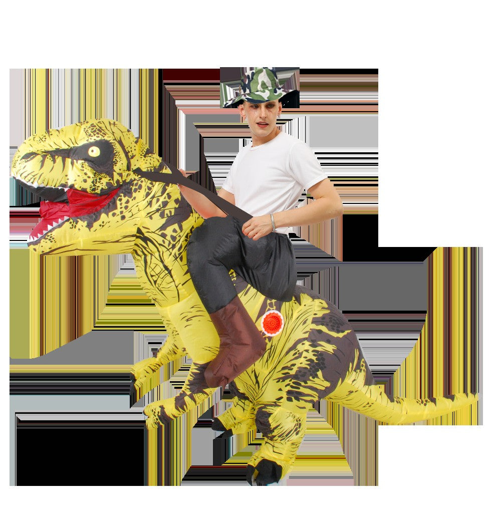 T-REX Monster Inflatable Costume Blow Up Cosplay Dinosaur Clothing Carnival Halloween Christma Dress For Man Woman Party Show