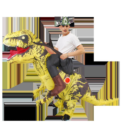 T-REX Monster Inflatable Costume Blow Up Cosplay Dinosaur Clothing Carnival Halloween Christma Dress For Man Woman Party Show