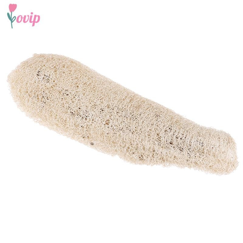 Esponja Esfoliante Longa de Banho Bucha Vegetal Natural Luffa Loofa Esfregão de Massagem para Banho Acessórios de Spa e Banheiro