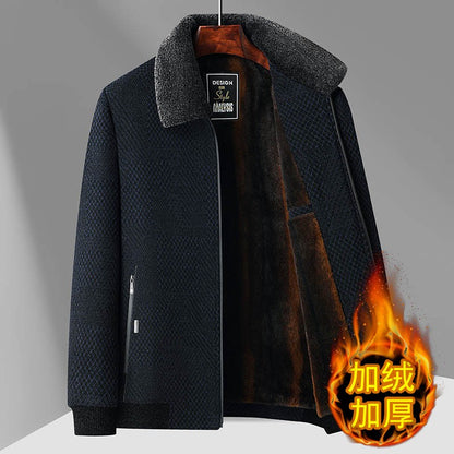 2024 New style Men's Woolen Coat Winter Classic Casual Overcoat Mens high quality Thicken trench coat men full size M-4XL